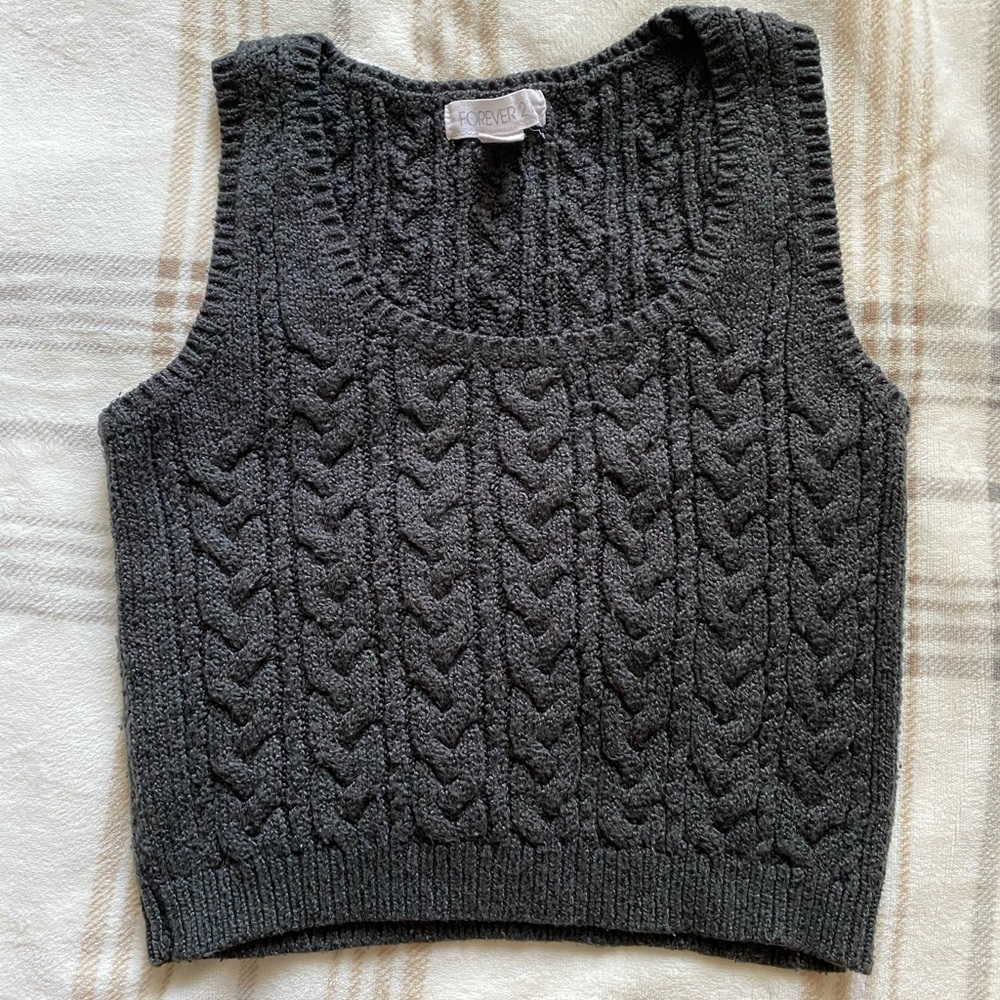 Forever 21 sweater knit tank top